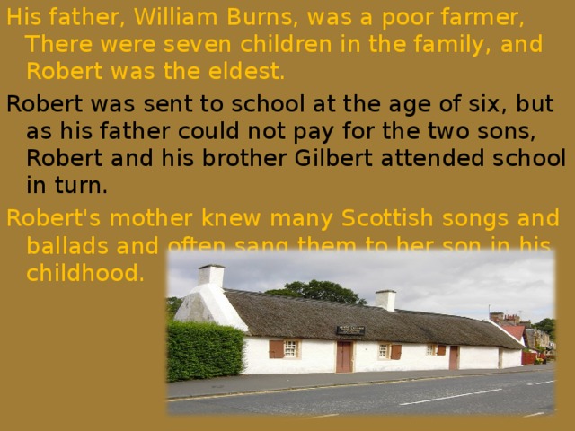 Robert burns my heart