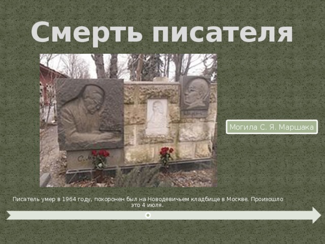 Когда умер маршак. Могила Маршака на Новодевичьем кладбище. Могила писателя Маршака \. Маршак похоронен.