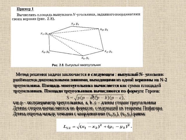 Примеры и контрпримеры. Площадь выпуклого n угольника. Площадь выпуклого многоугольника. Площадь выпуклого многоугольника формула. Формула площади выпуклого n угольника.